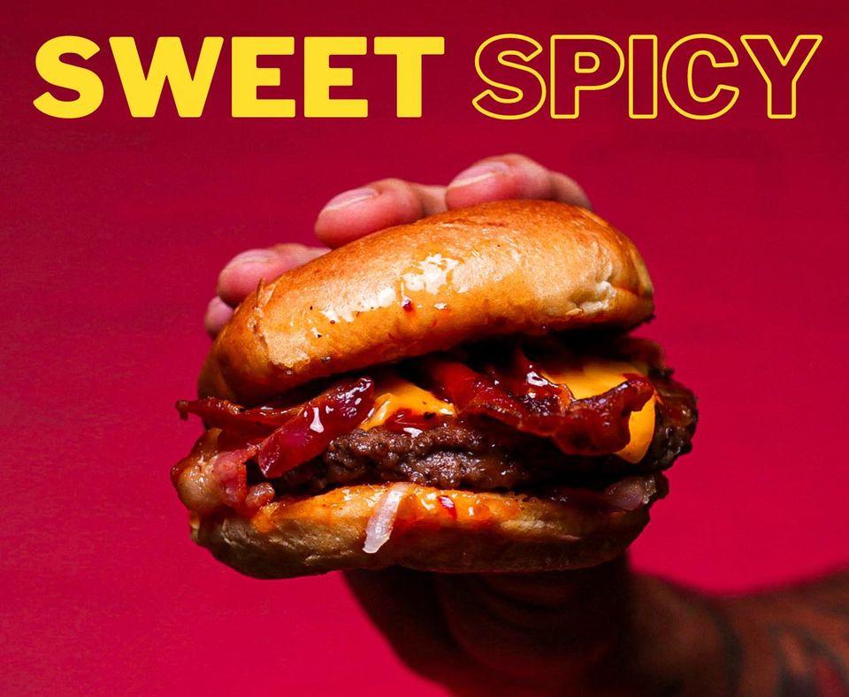 Sweet & Spicy Burger.
