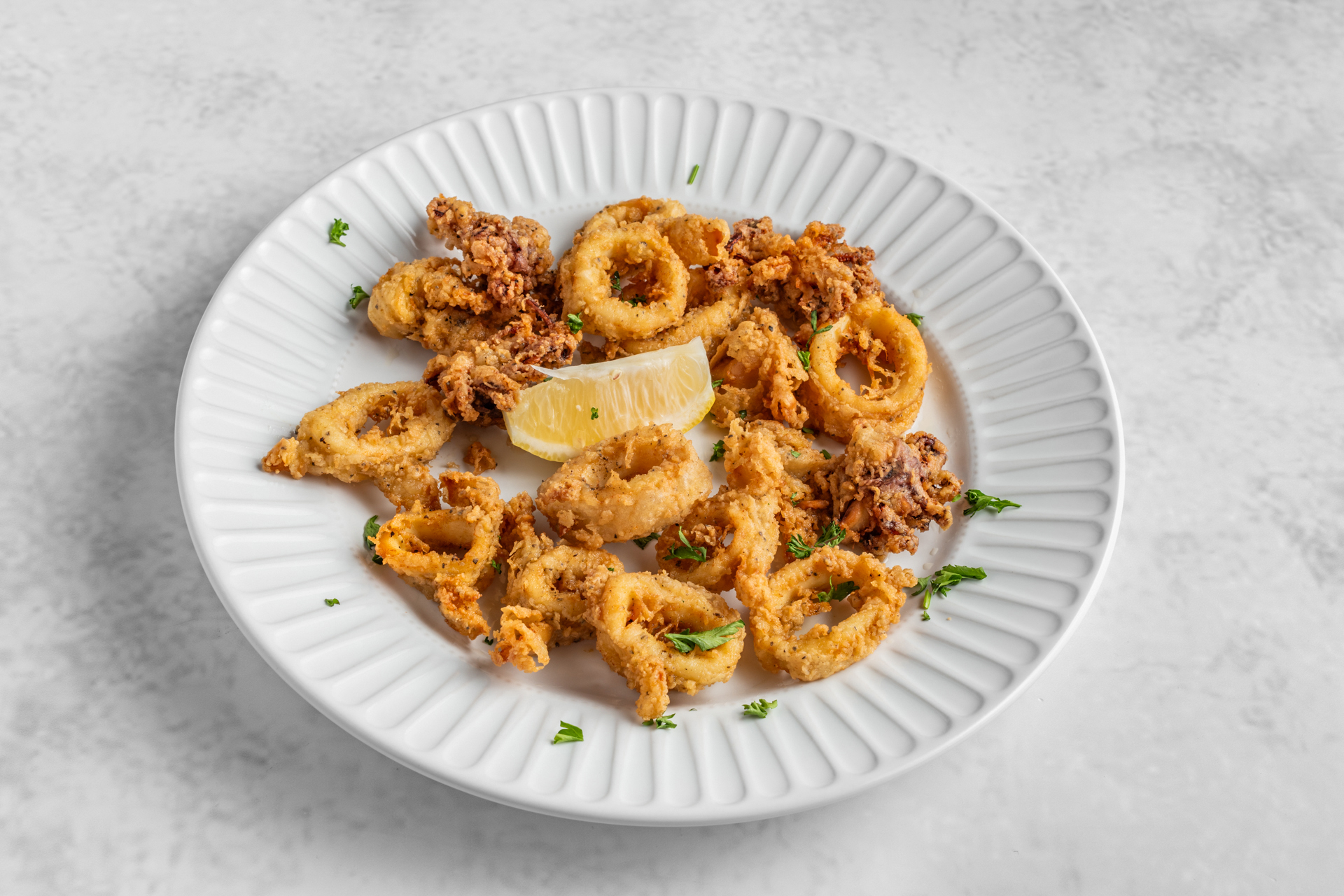 Calamari appetizer