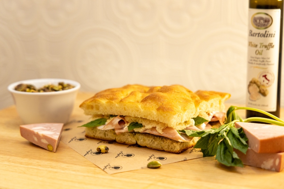 Mortadella Sandwich.