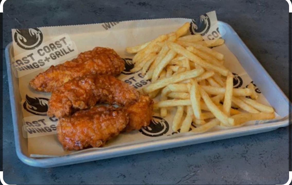 3 Pieces Fried Chicken Wings.