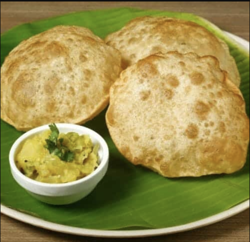 Poori With Bhaji (2pcs).