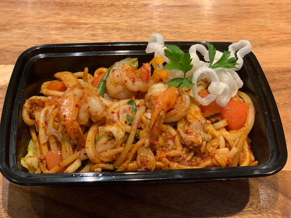 Drunken shrimp & chicken.