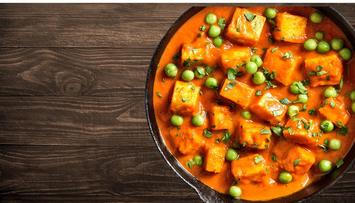Mattar Paneer.