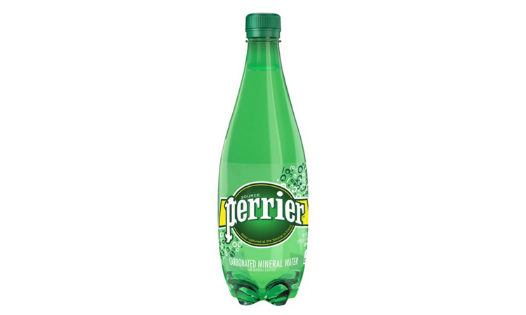 Perrier Sparkling Water.