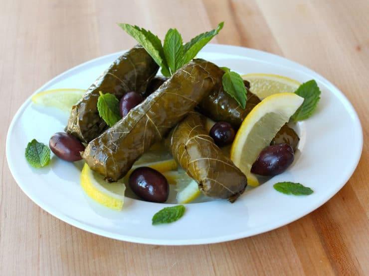 Vegetarian Grape Leaves.