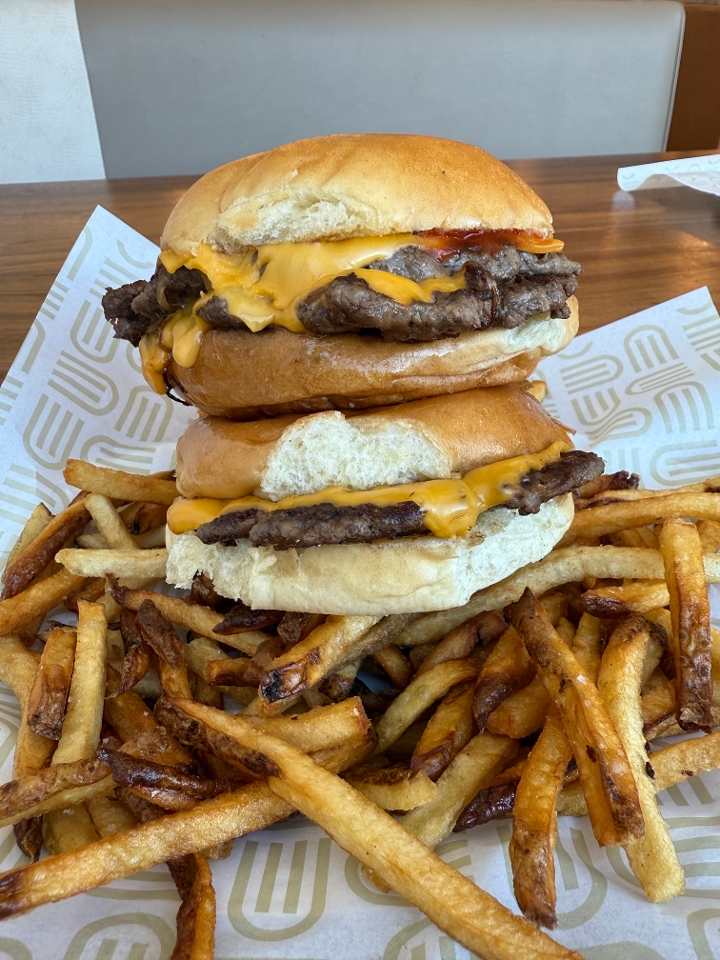 Hit it Thin Smashburger Double.