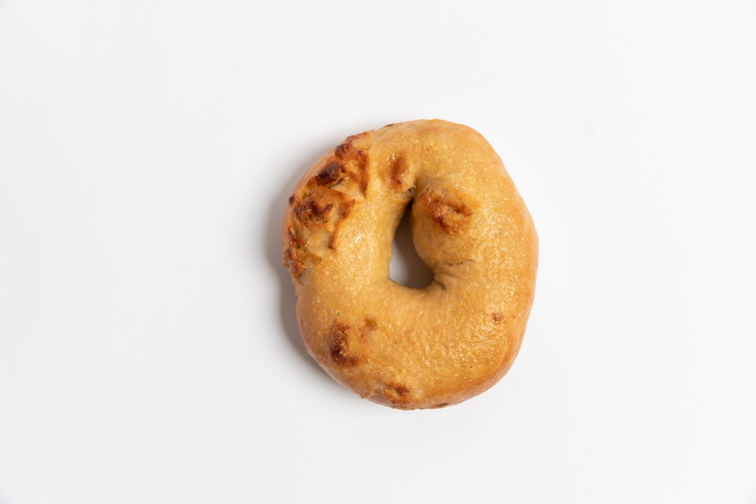 White Chocolate Macadamia Bagel.