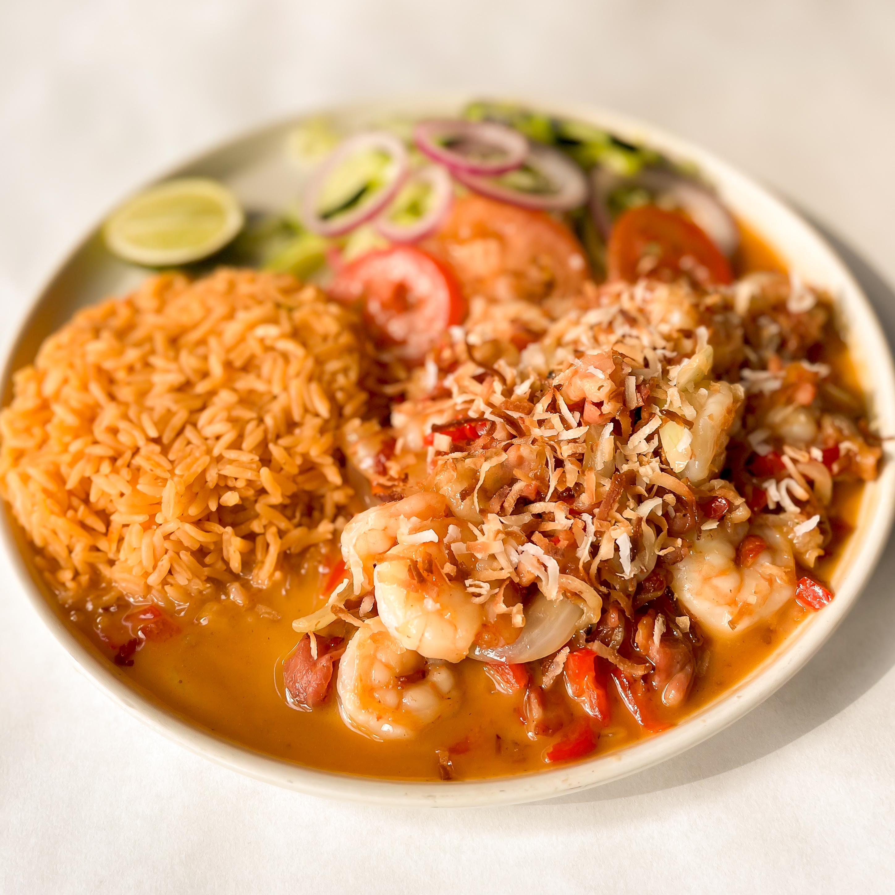Camarones Al Coco.
