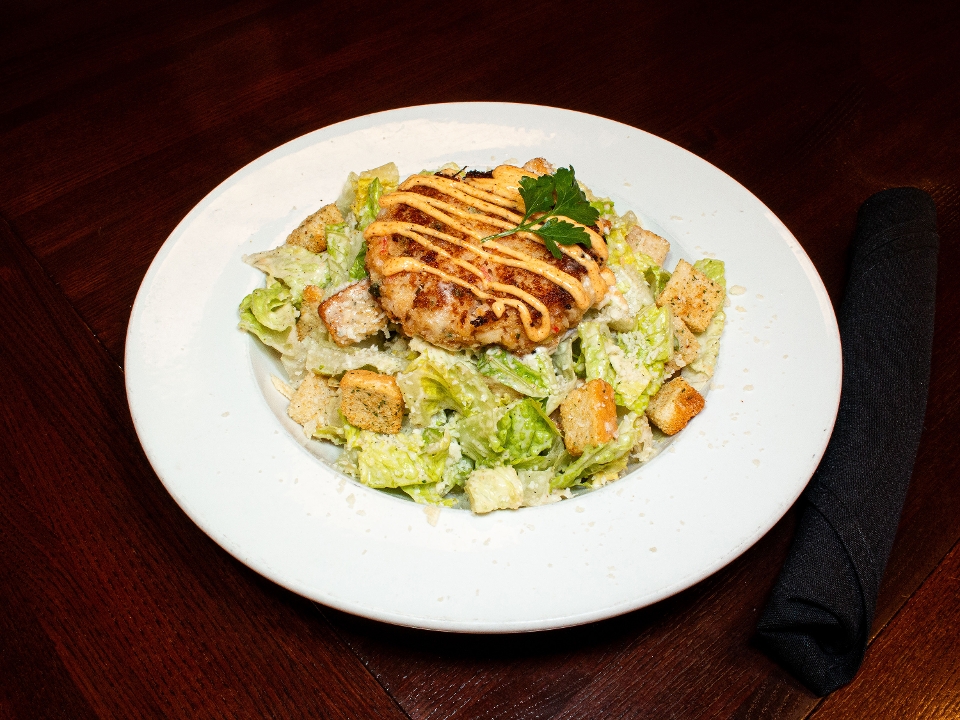 Crab Cake Caesar.