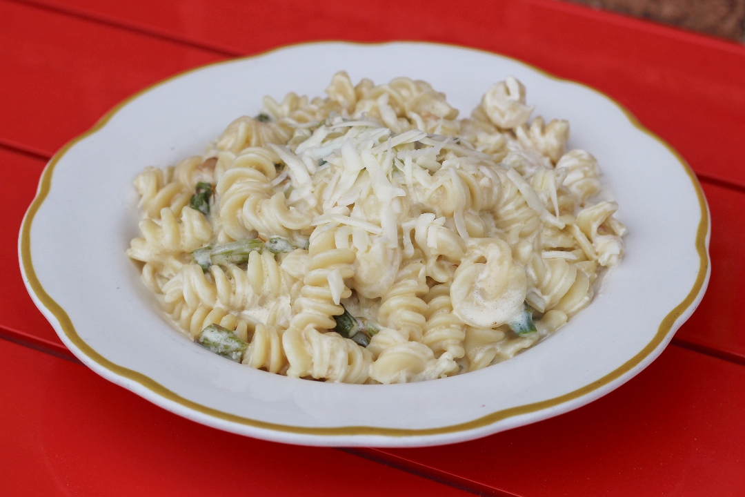 Fusilli Asiago.
