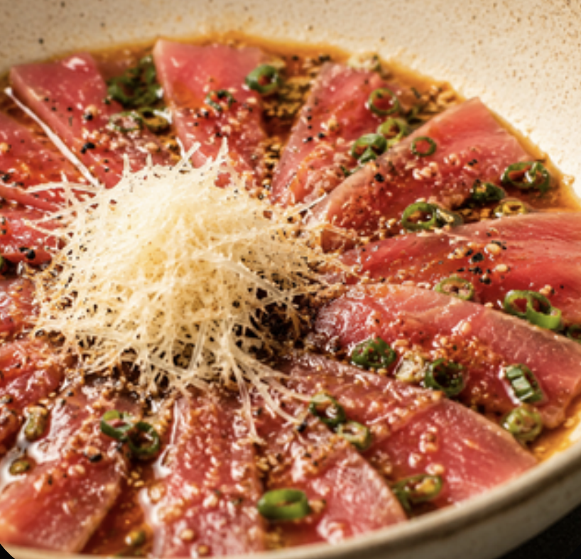 Tuna Prima Donna Carpaccio.