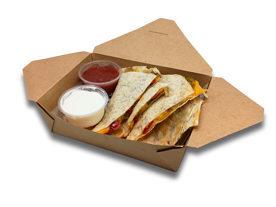 Veggie Quesadilla.
