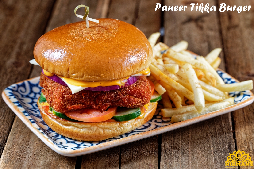 Paneer Tikka Burger.