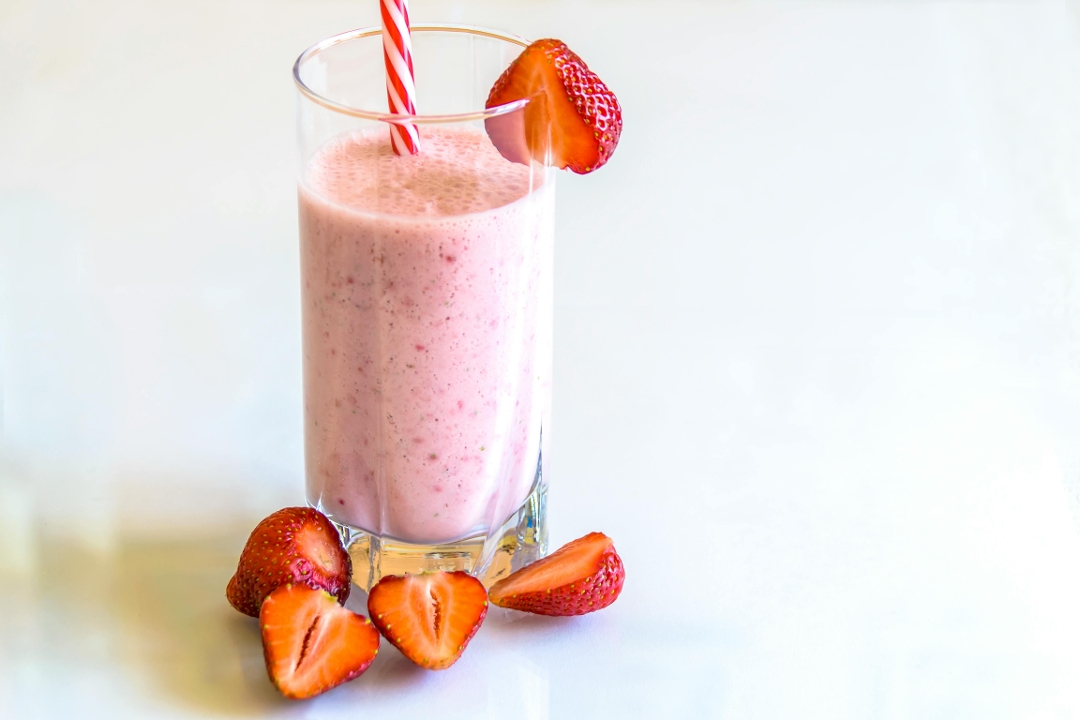 Strawberry Milkshake 20oz.