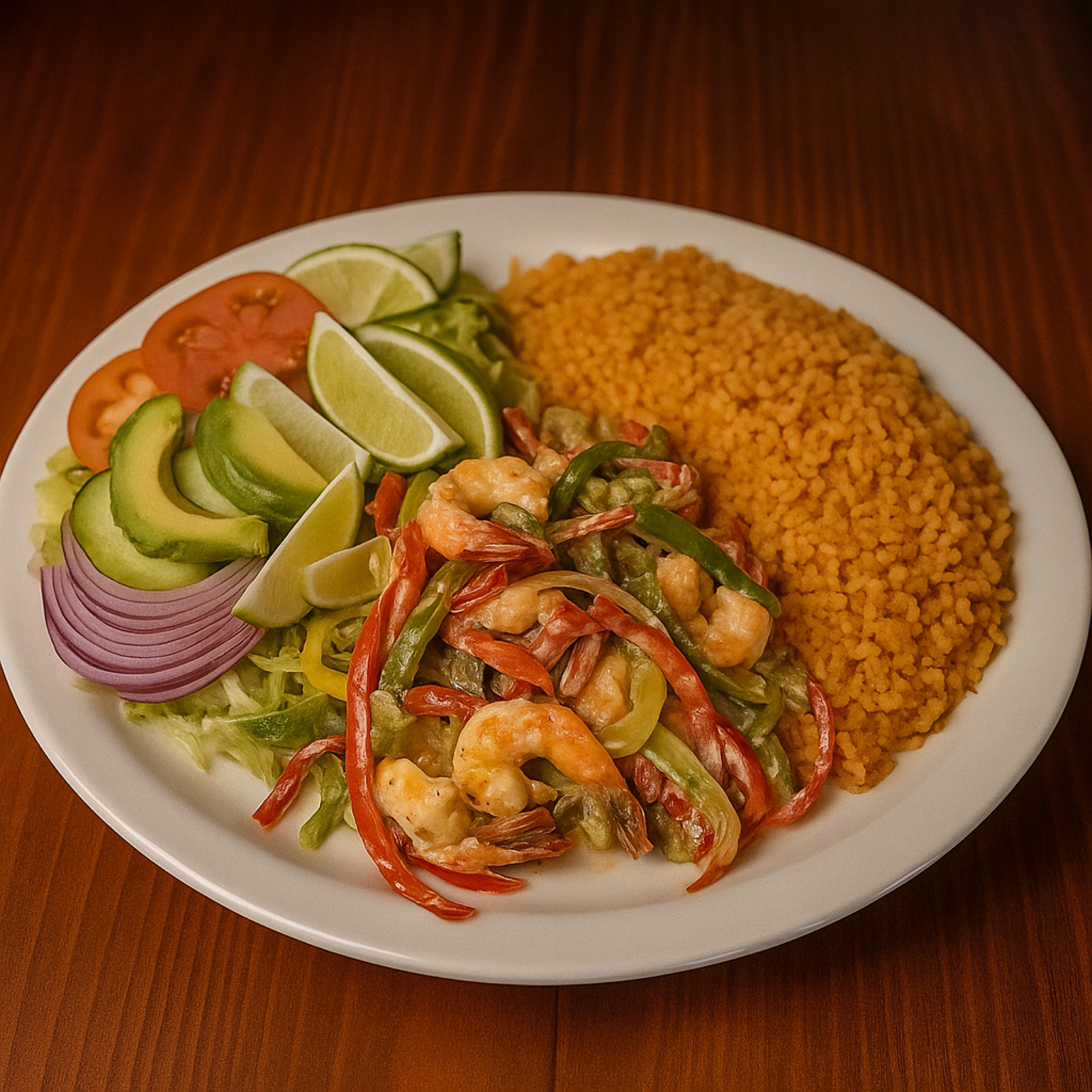 Camarones Rancheros.
