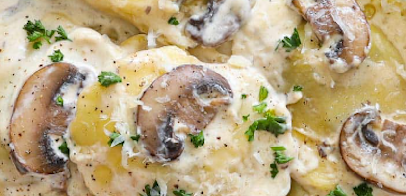 Mushroom Ravioli.