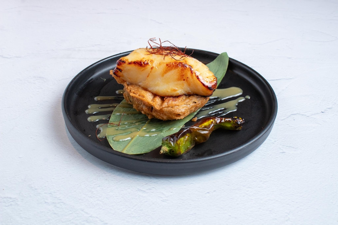 Miso Sea Bass Yakitori.