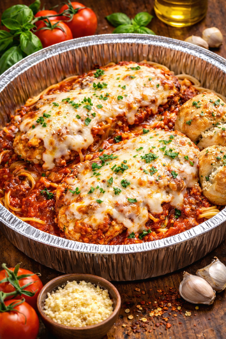 Chicken Parmigiana.