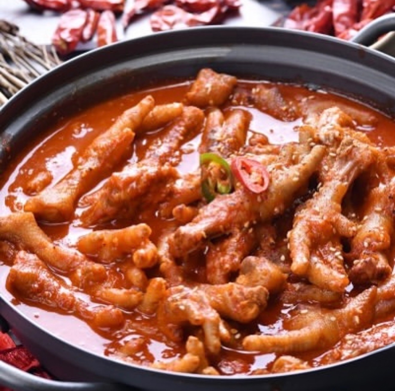 SPICY CHICKEN FEET  매운닭발.