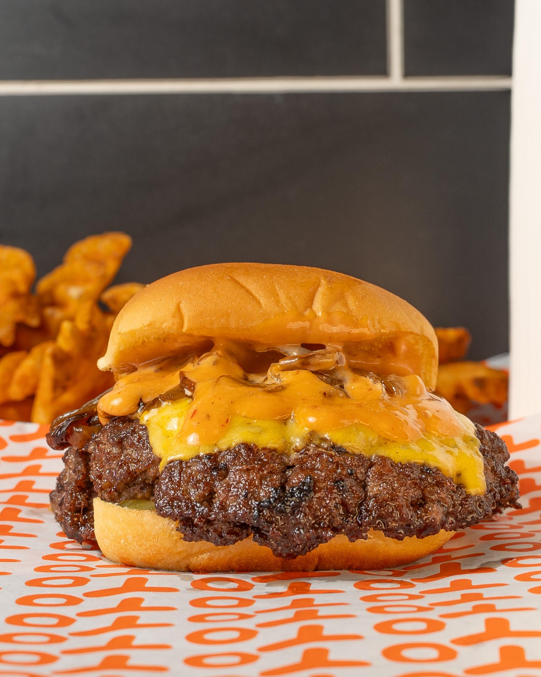 YoYo Double Smash Burger Combo.