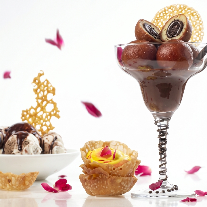 Gulab Jamun Sundae.