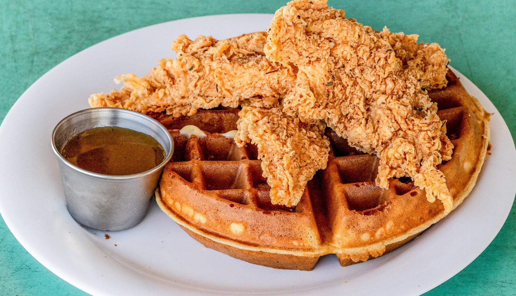 Chicken and Waffles.