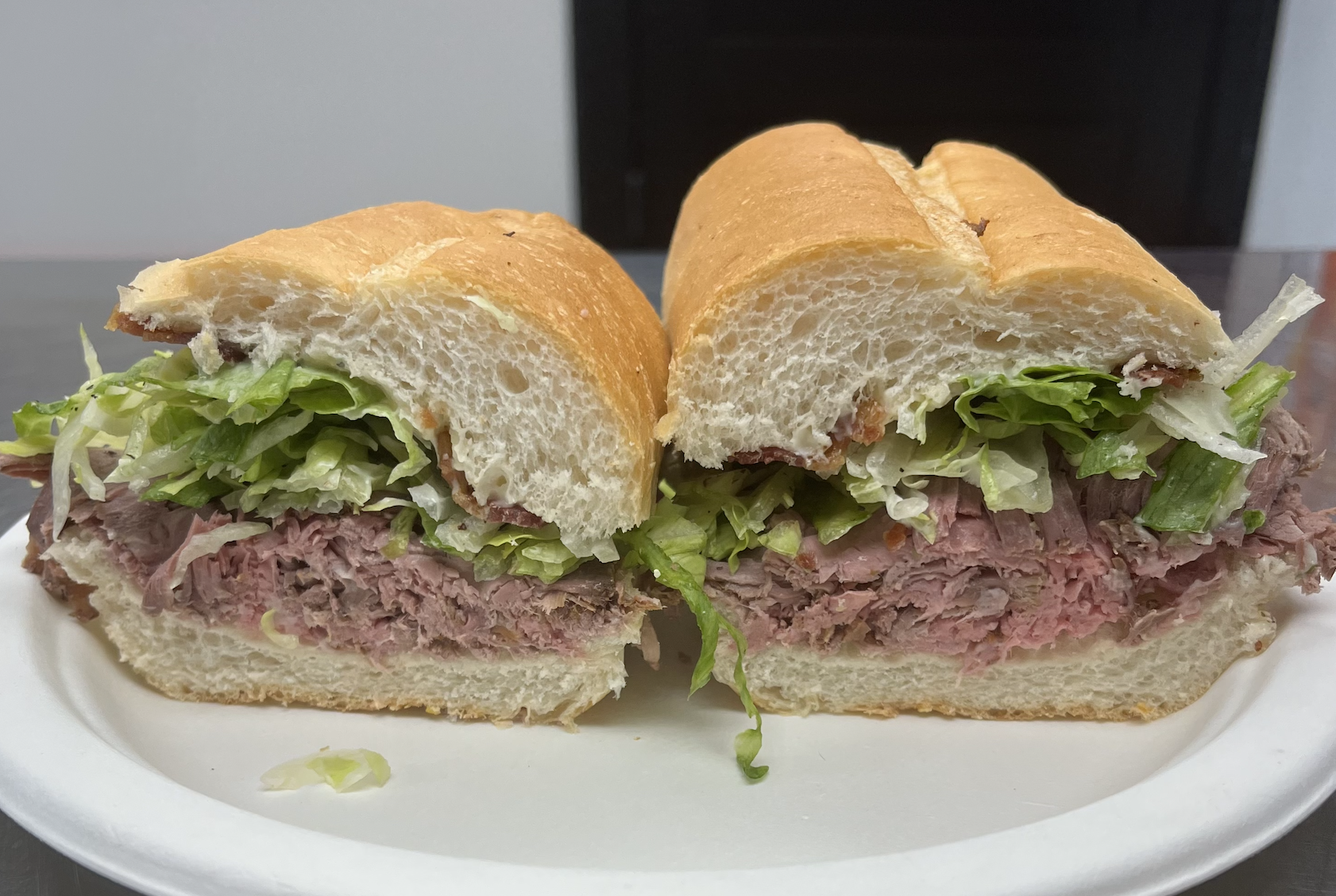 ROAST BEEF & CHEESE HALF.