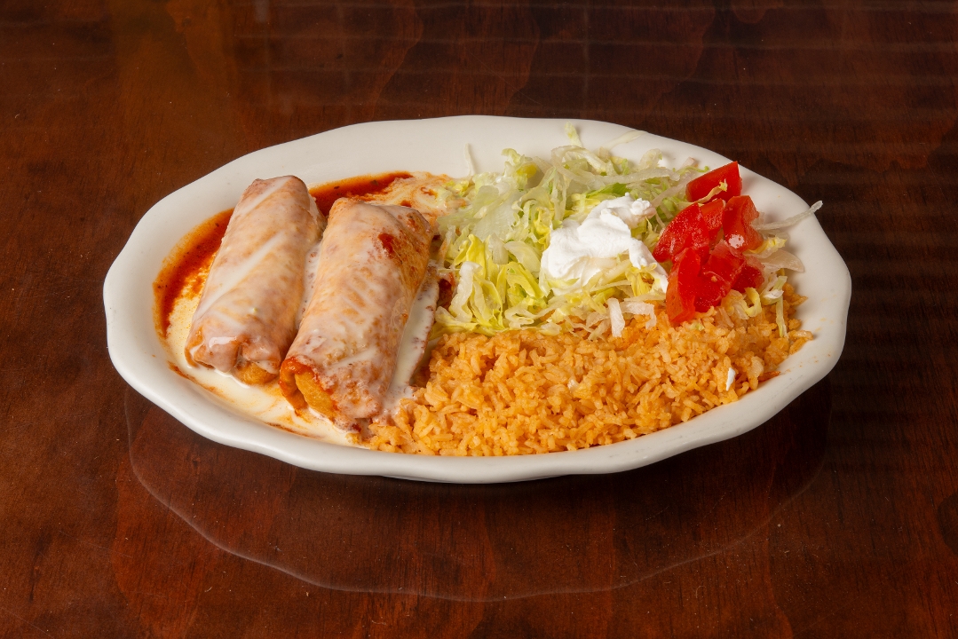 Chimichangas Dinner.