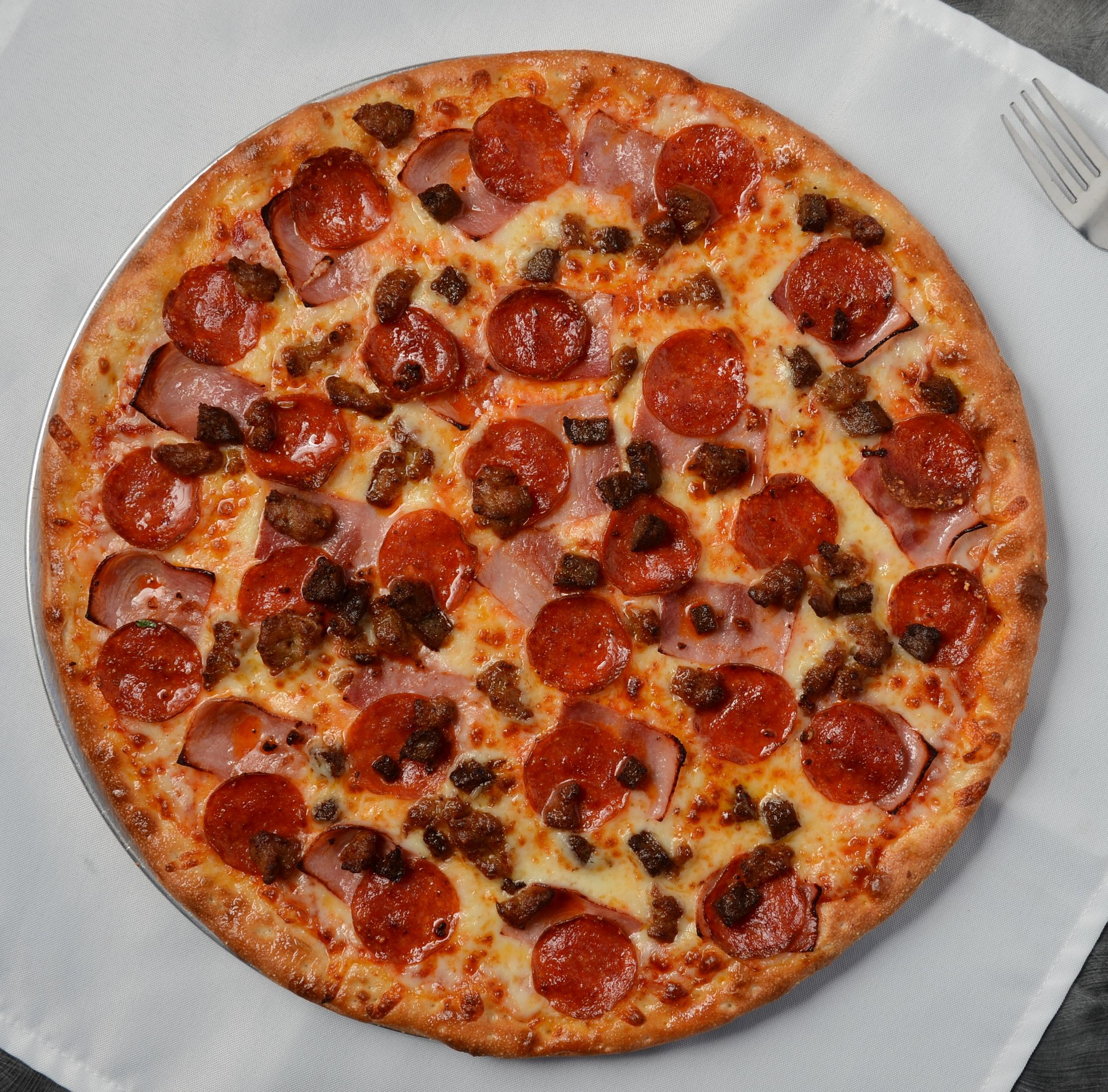 The Meat Lovers Pizza - Med (14").