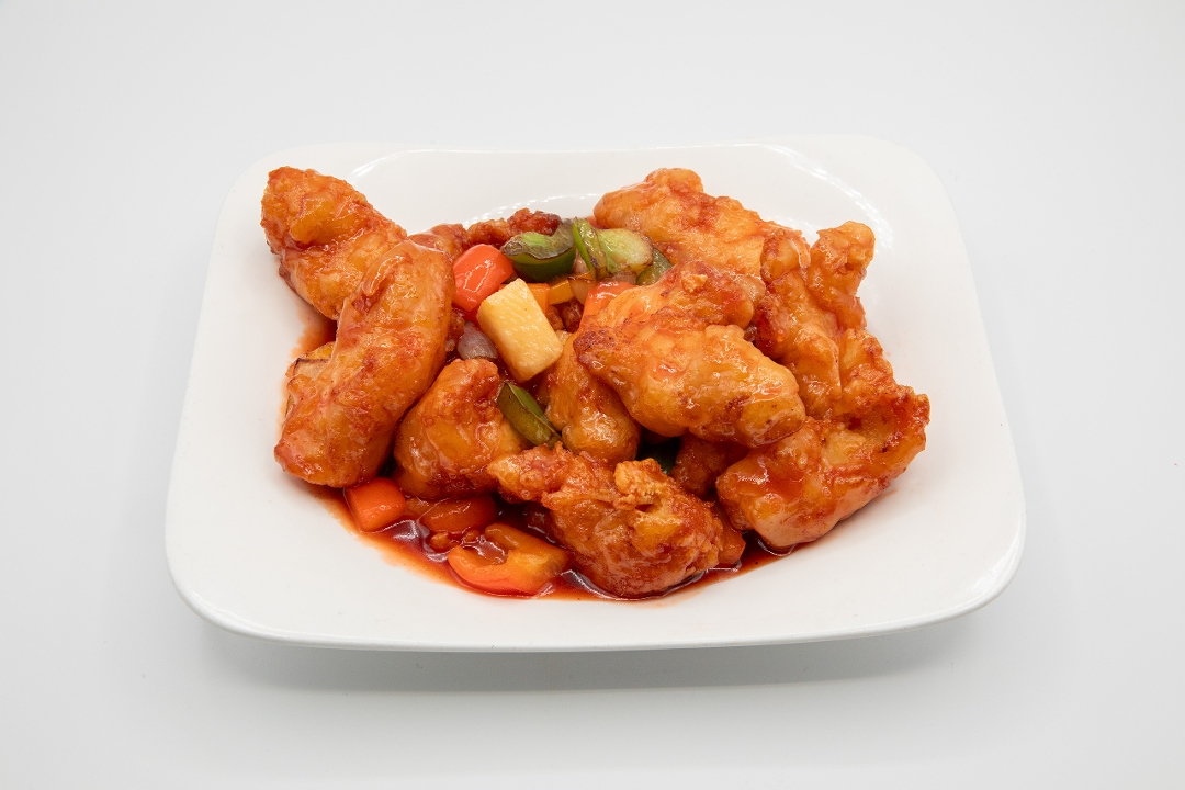 Sweet and Sour Chicken.