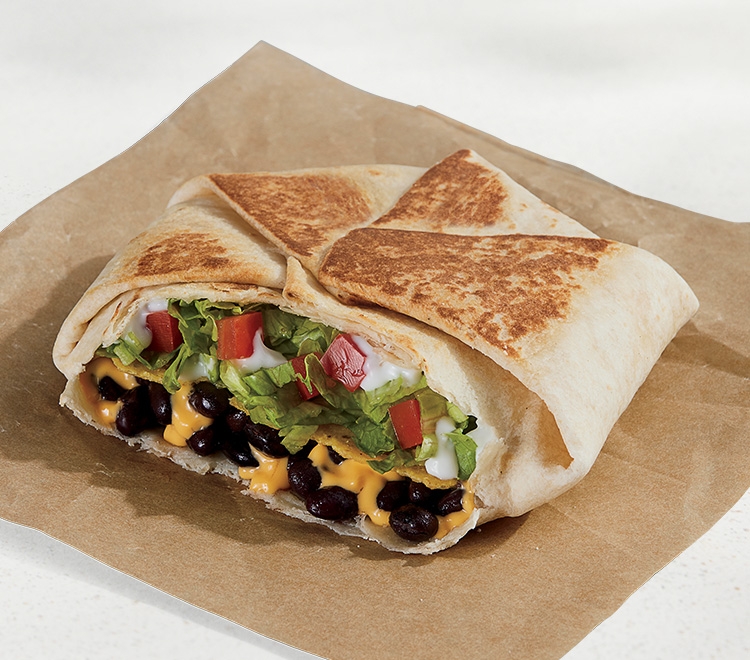 VEGETARIAN CRUNCHWRAP.