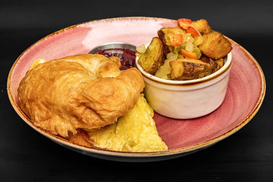 Croissant Breakfast Sandwich.