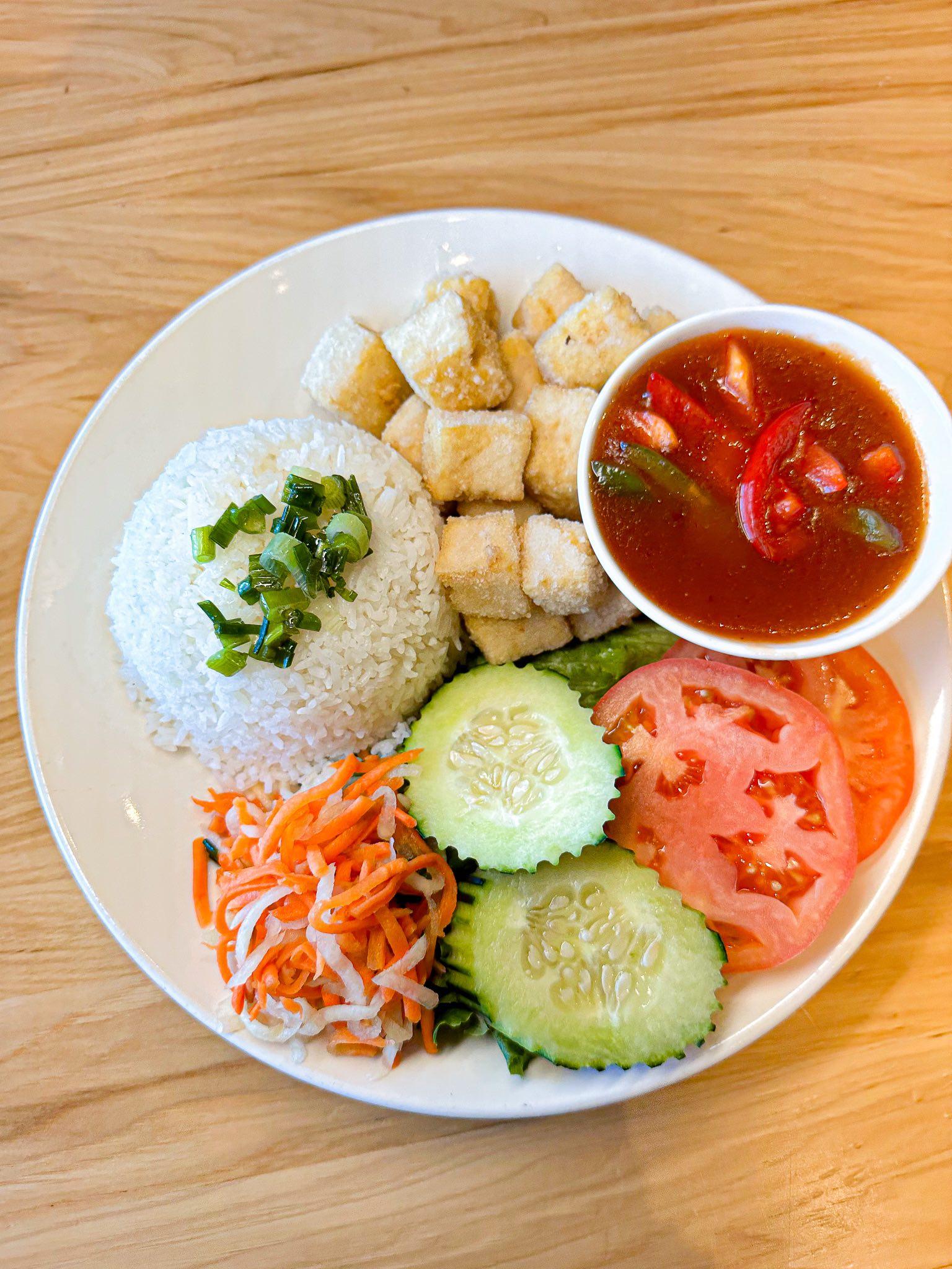 Sweet & Sour Tofu.