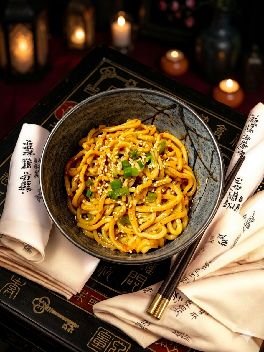 TCG Signature Chili Oil Noodle.