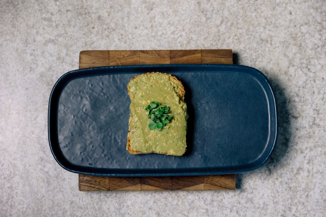 Single Plain Avocado Toast.