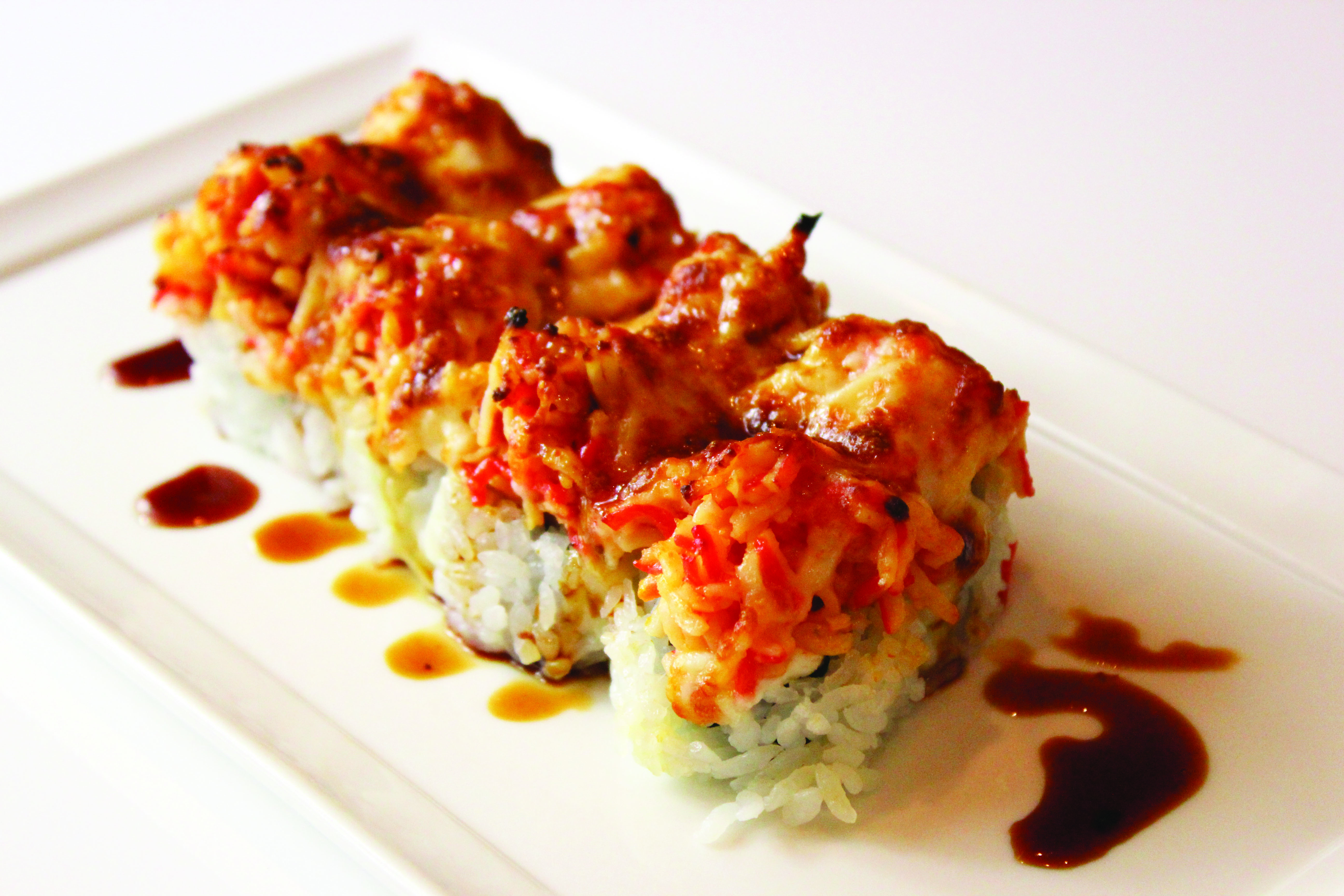 36. Baked Spicy Crab Roll.