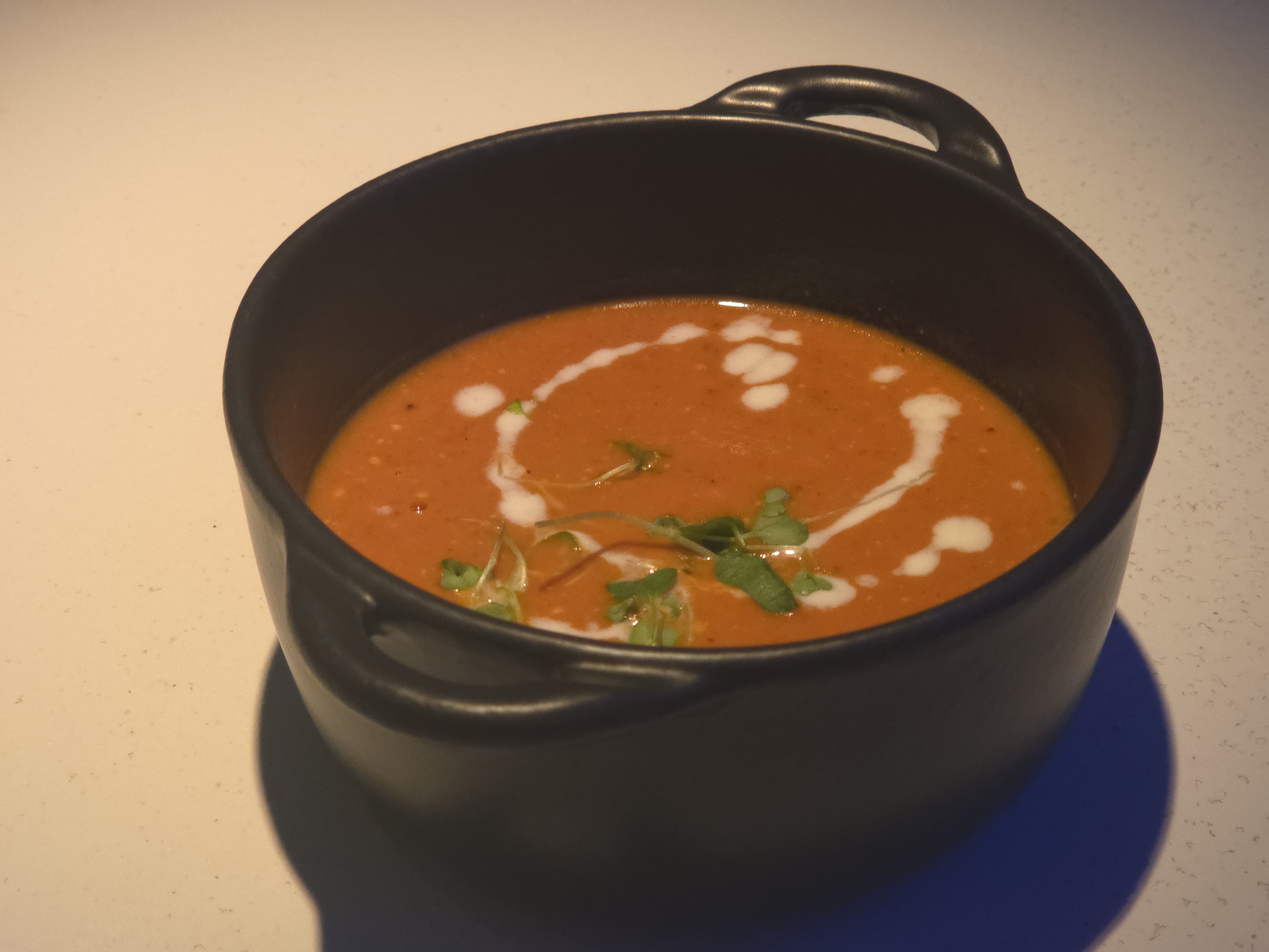 Tomato-Coconut Bisque.