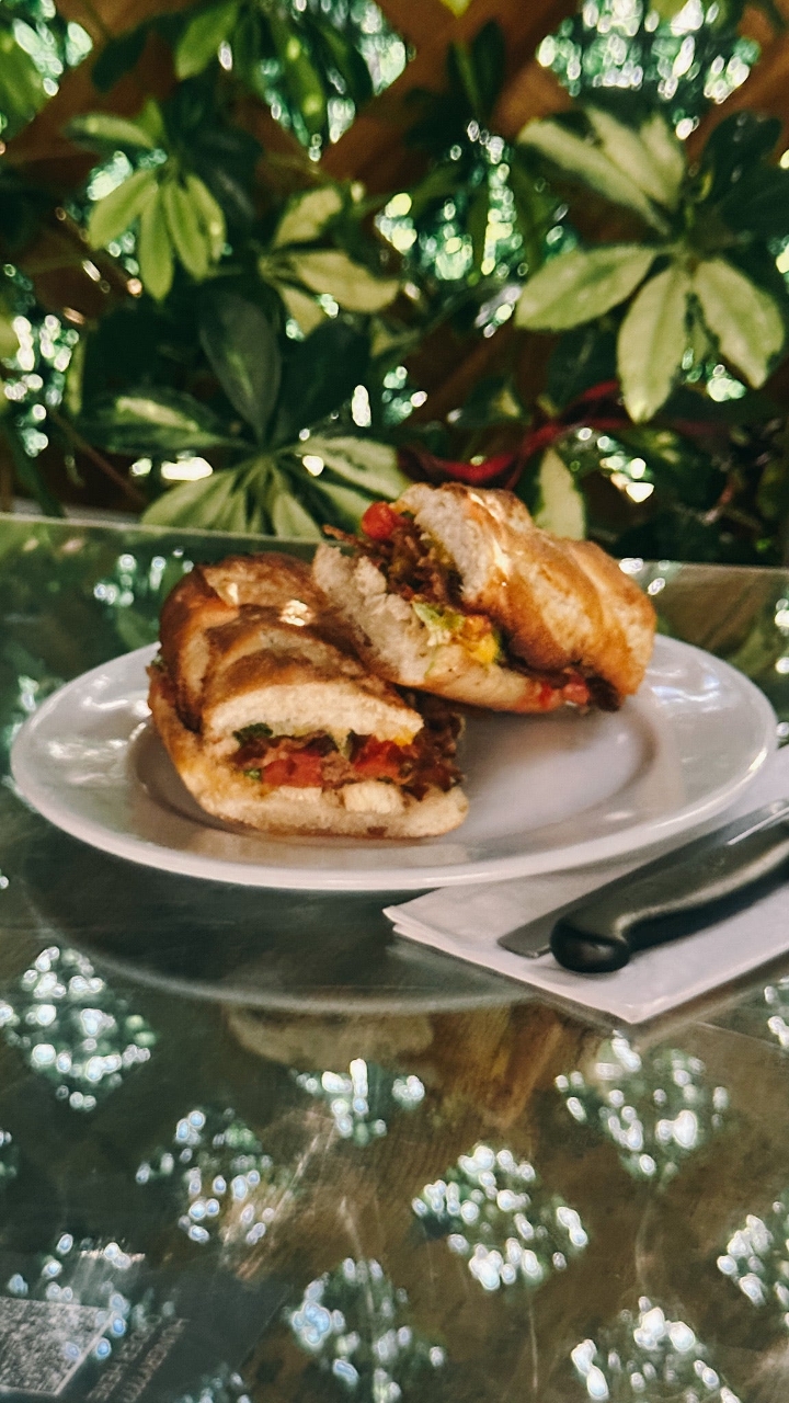 Grilled Chicken Club Sandwich.