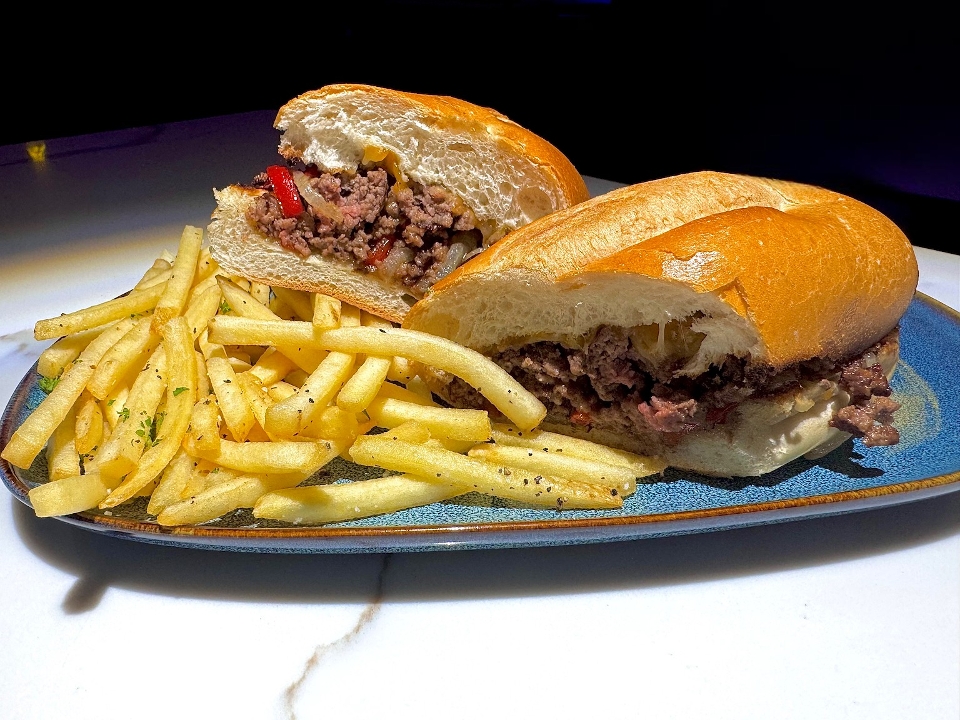 Chopped Cheese Hero.