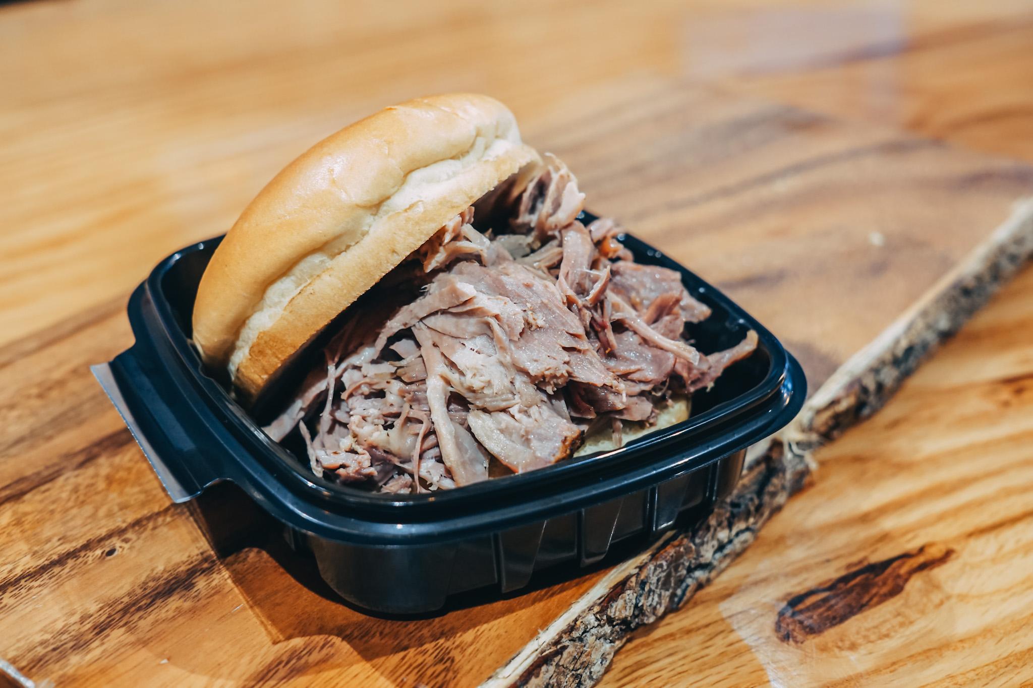 Pulled Pork Sandwich.
