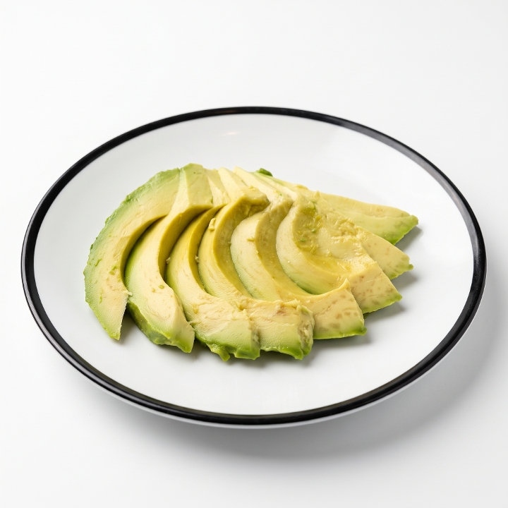 Side Sliced Avocado.