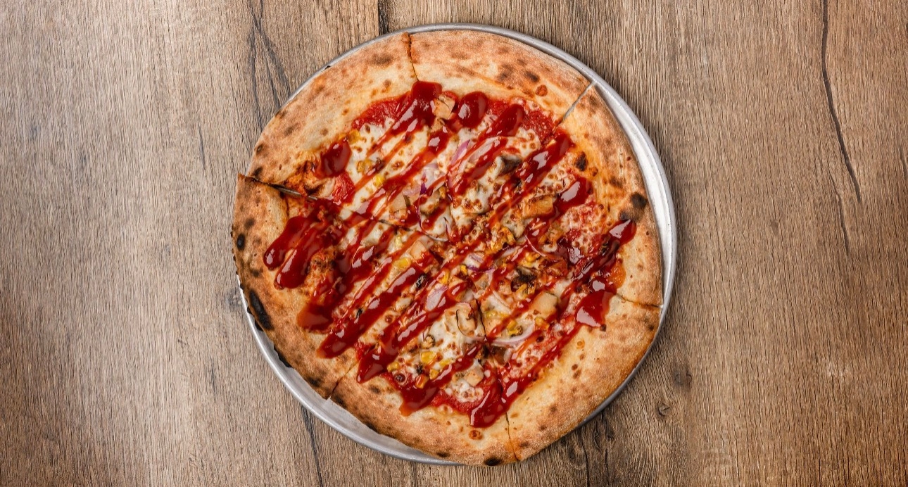 BBQ Chicken Pizza.