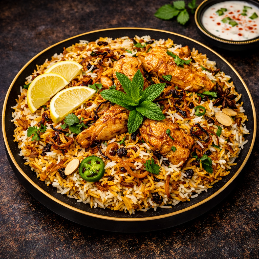 Chicken Biryani.