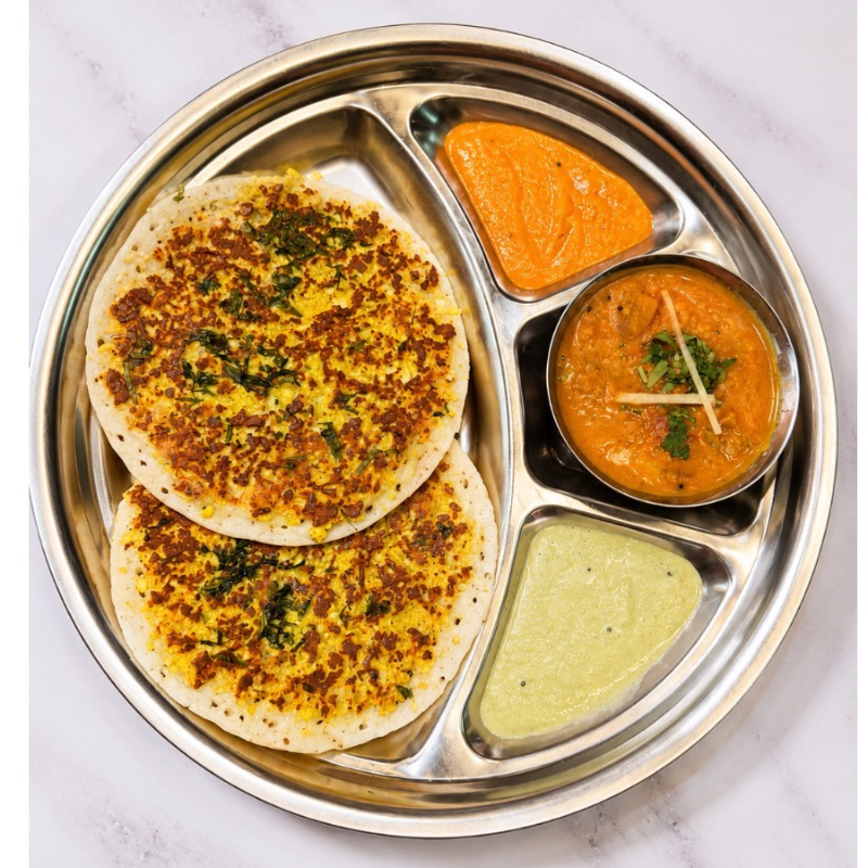 Paneer Uttapam.