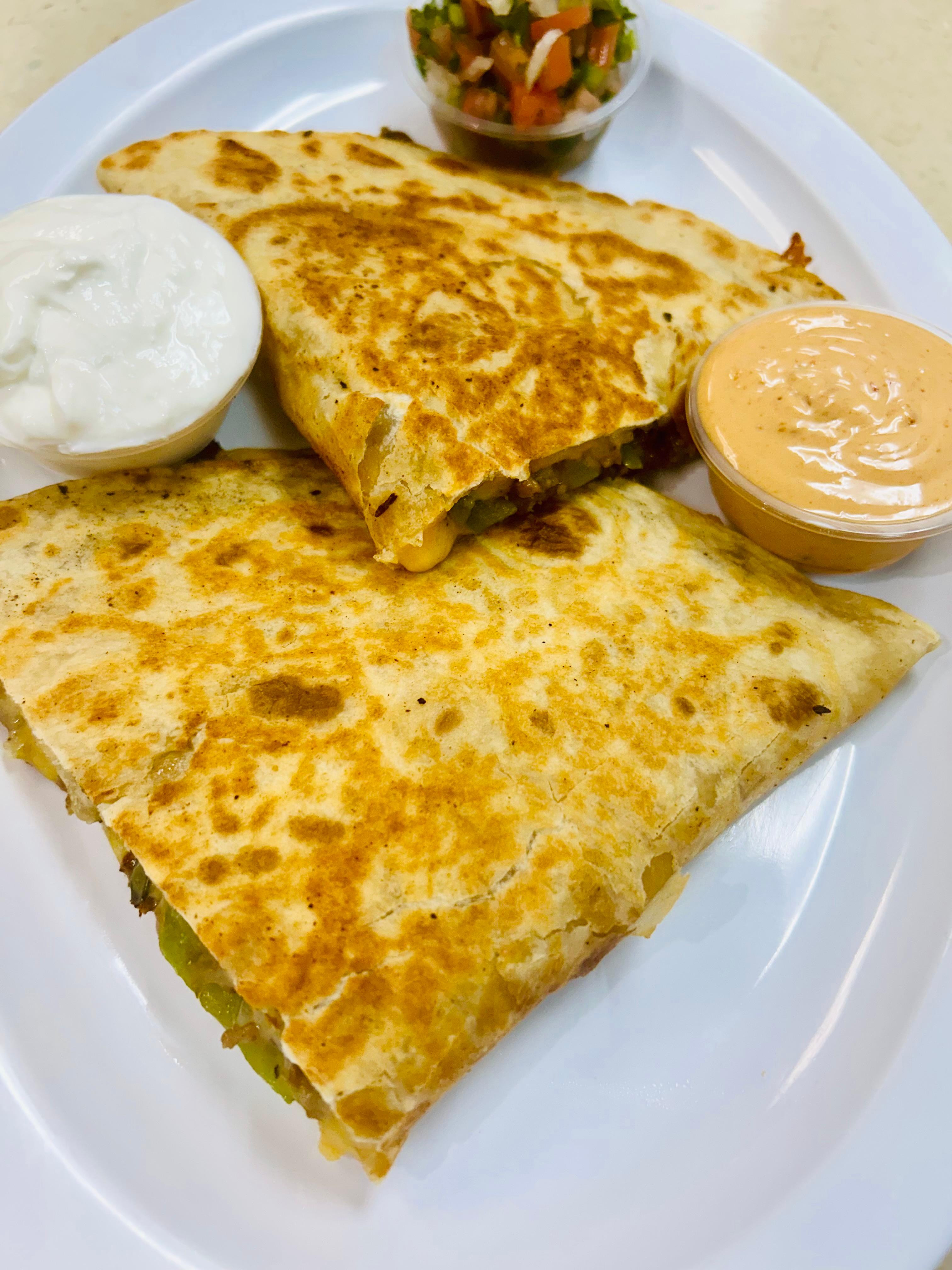 Steak Quesadilla.