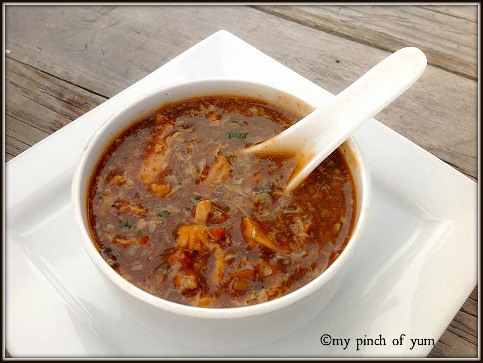 Chicken Manchow Soup.
