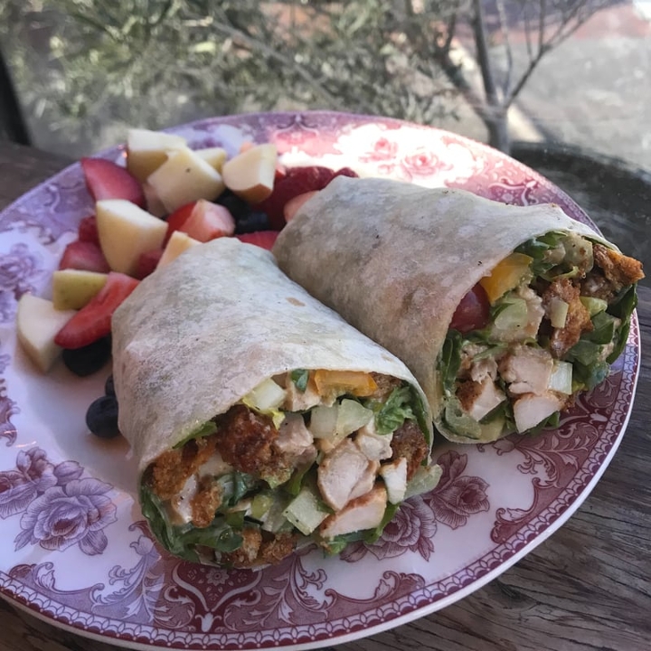 Chicken Caesar Wrap.