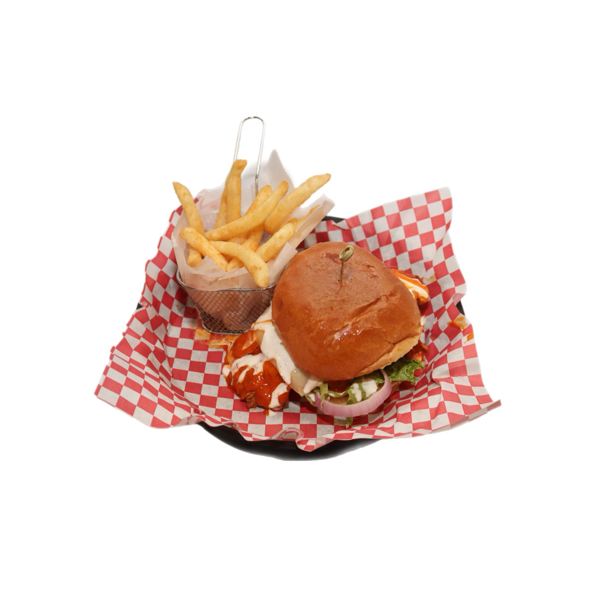 BUFFALO CHICKEN SANDWICH.