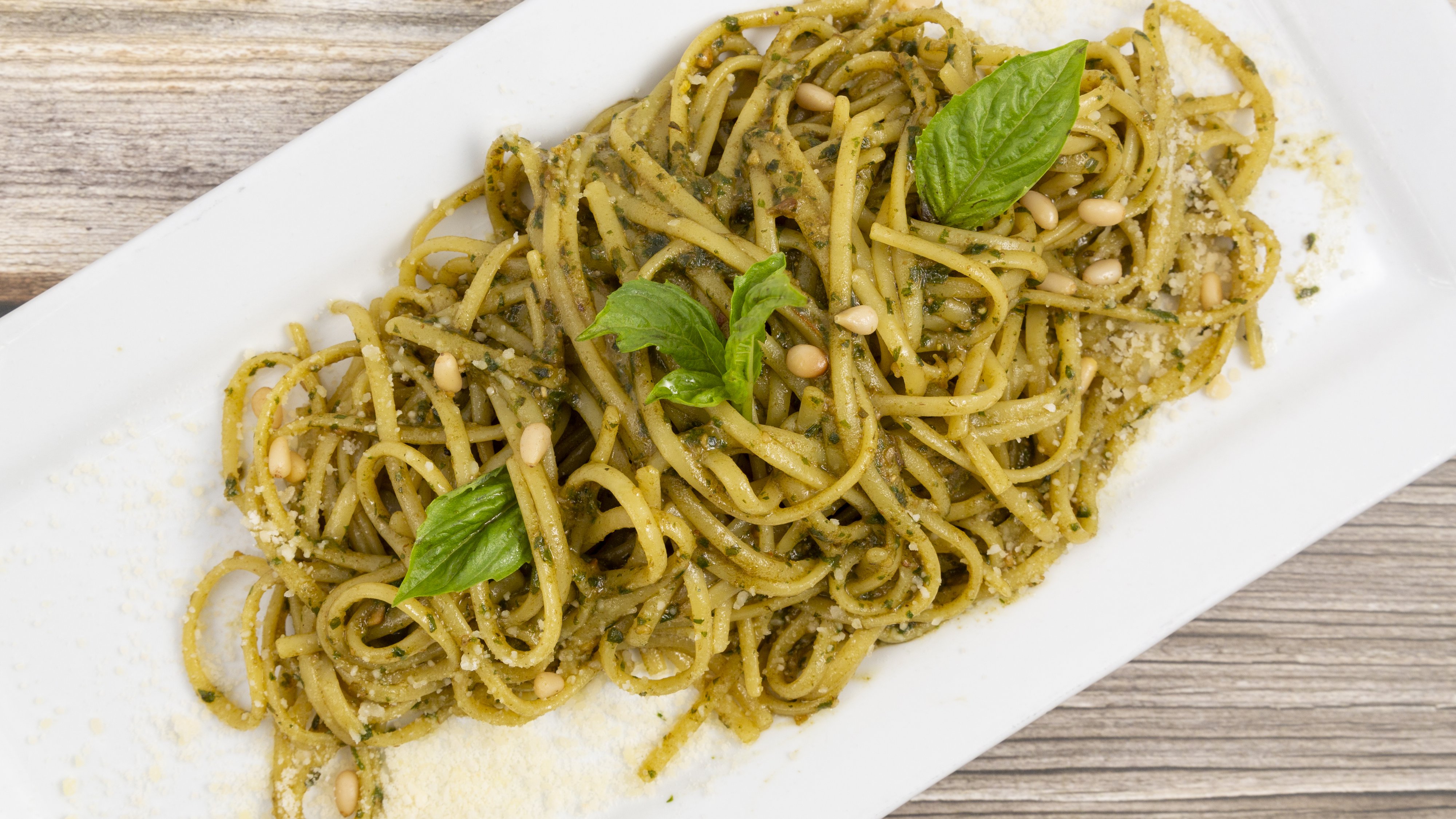 Spaghetti al Pesto.