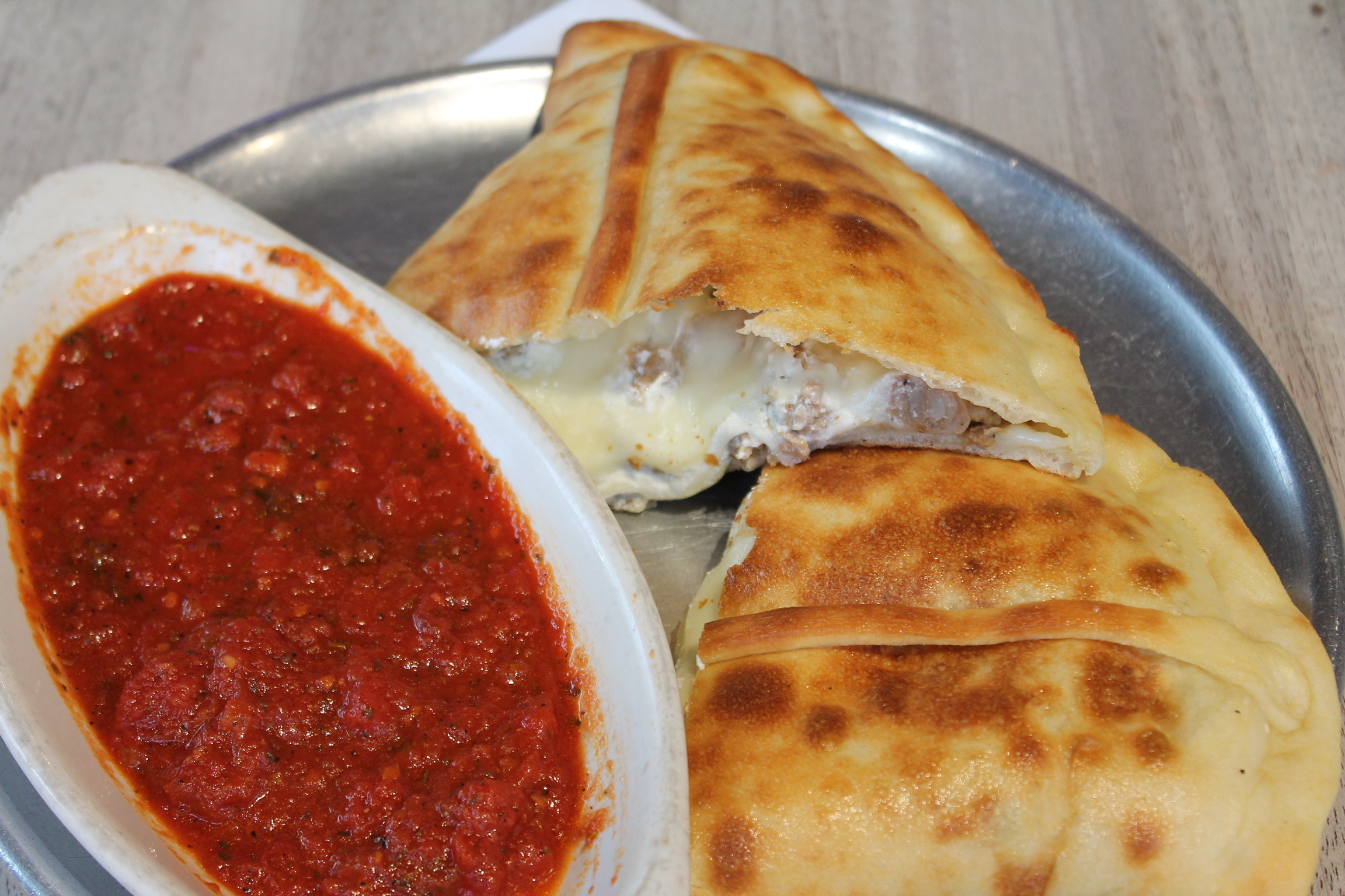 Sausage Calzone.